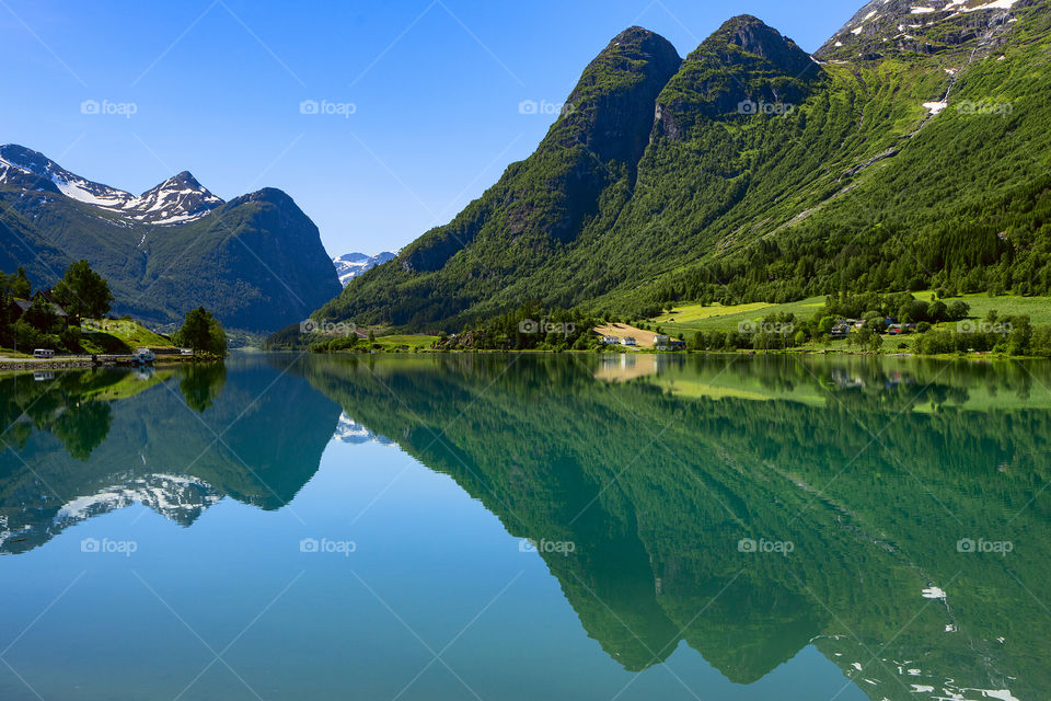 Beautiful landscape in Norway 