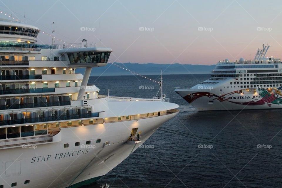 Two ship that pass in the night...