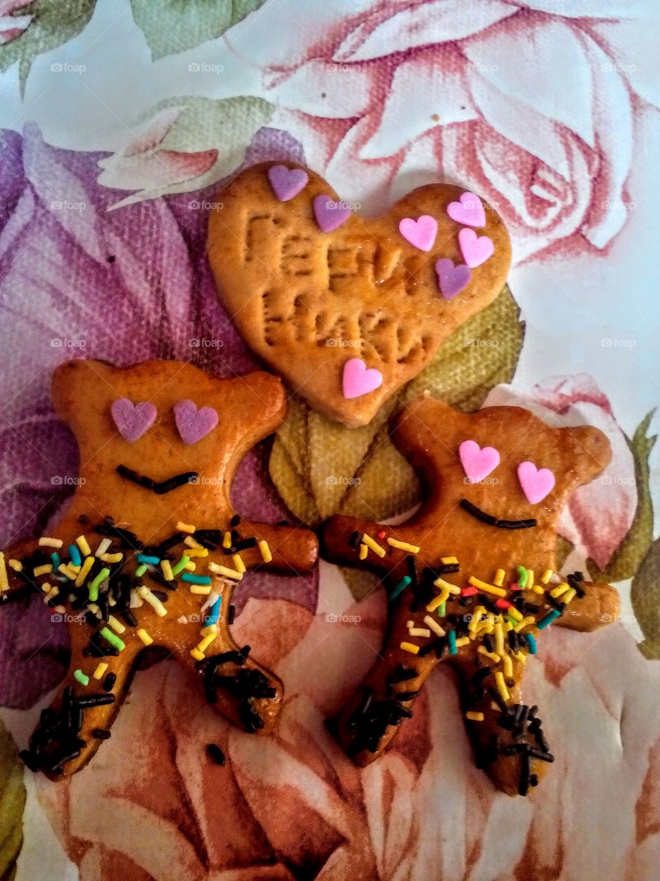 Teddy Bear x2 with love