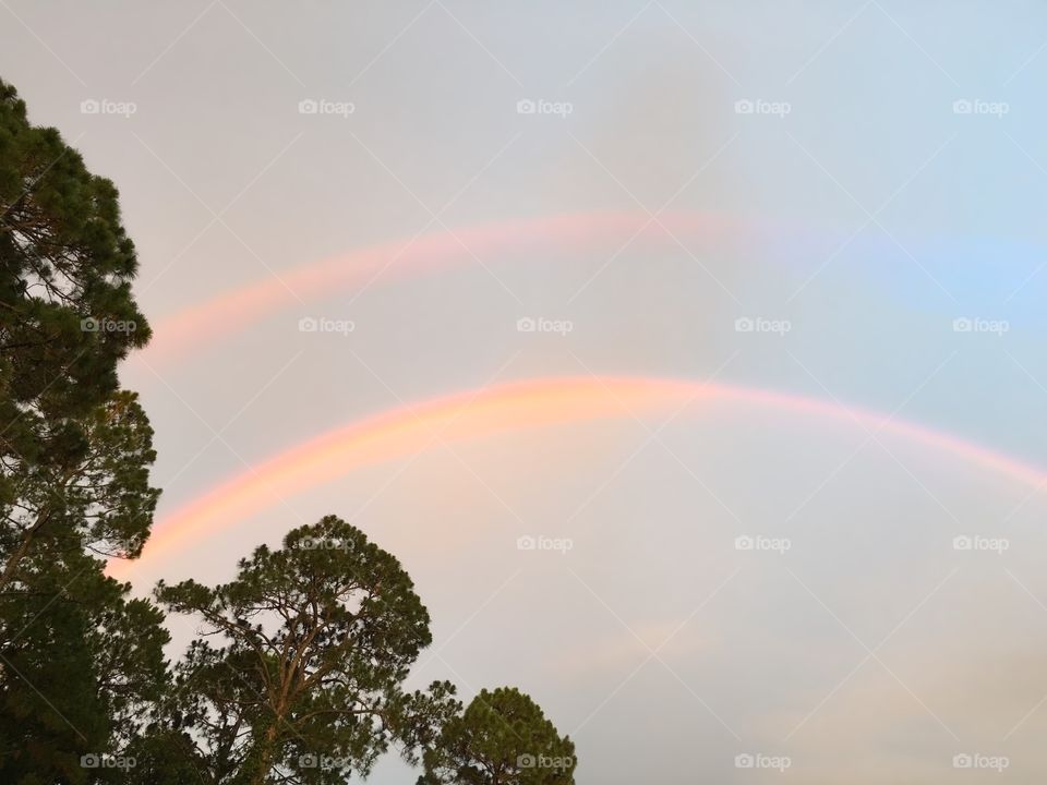 Double rainbow.