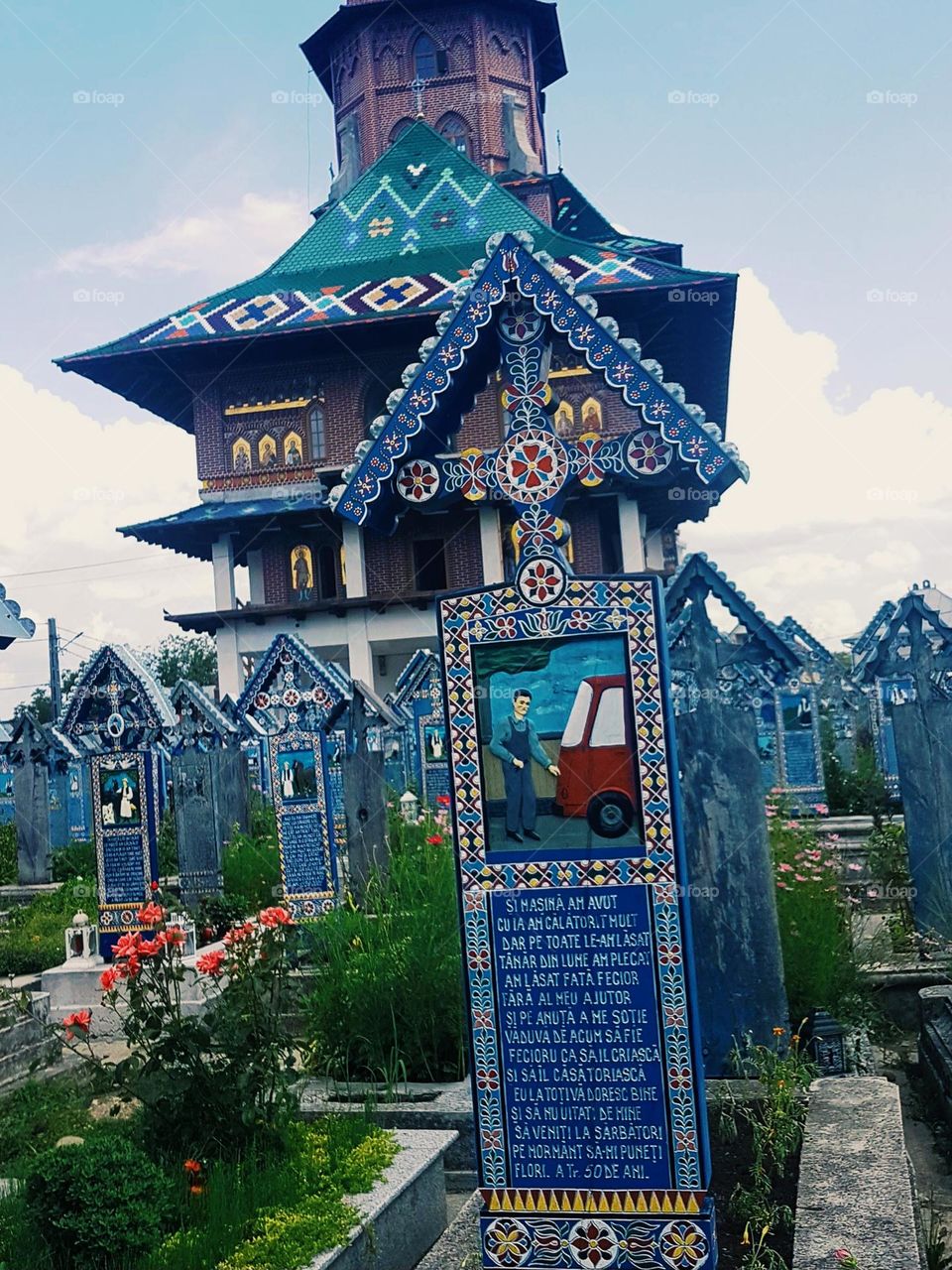 the happy cemetery, Săpânta, Romania