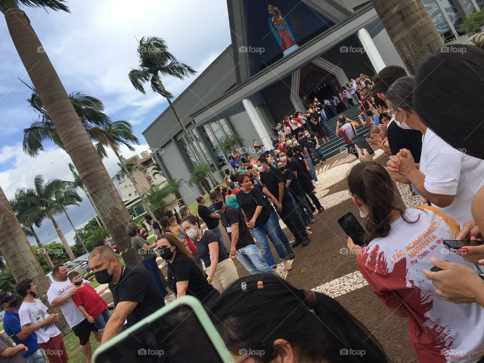 Igreja católica de Cafelândia mata-mata