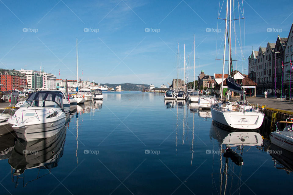 Sailboat in the sea