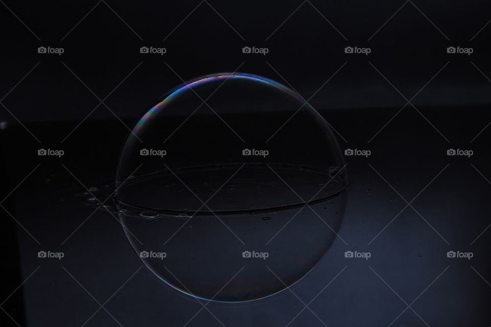 Dark bubble
