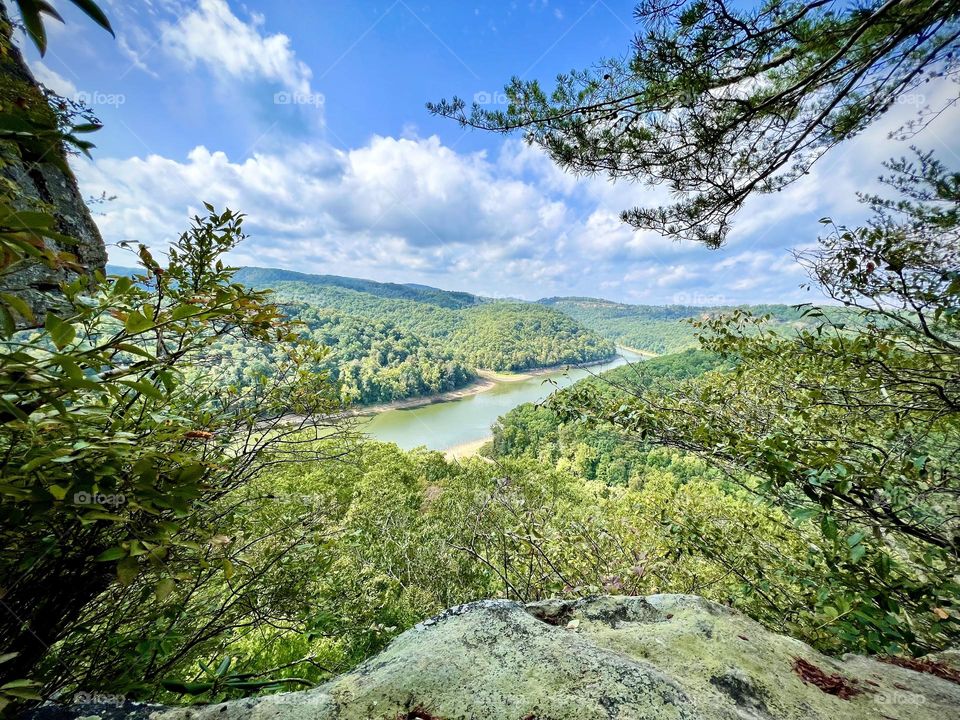 Incredible views from an overlook in Kentucky 