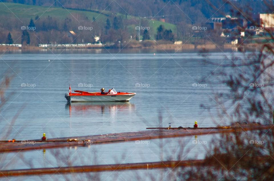 Boat in river