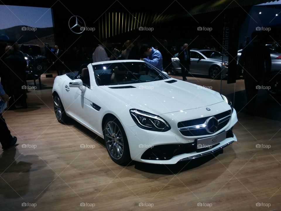 Mercedes sls convertible detroit auto show