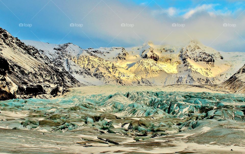 famous glacier of Iceland. appears in movie Batman begin and TV series game of thrones