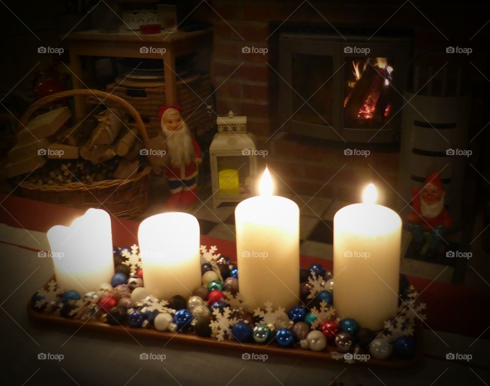 4:de advent candlestick