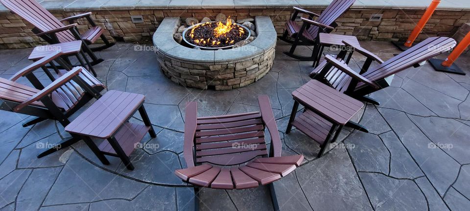 Firepit and Chairs