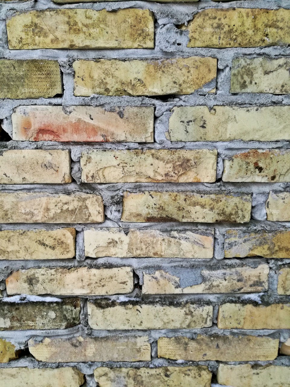 old retro wall. bricks