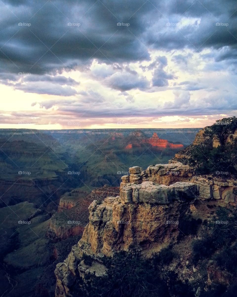 Landscape, Mountain, Rock, Travel, Sunset