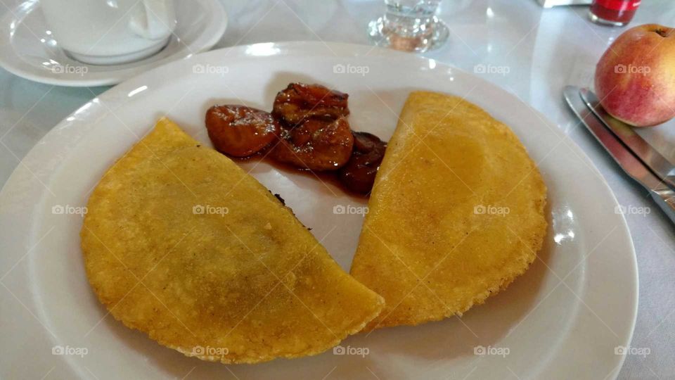 empanadas and plantains