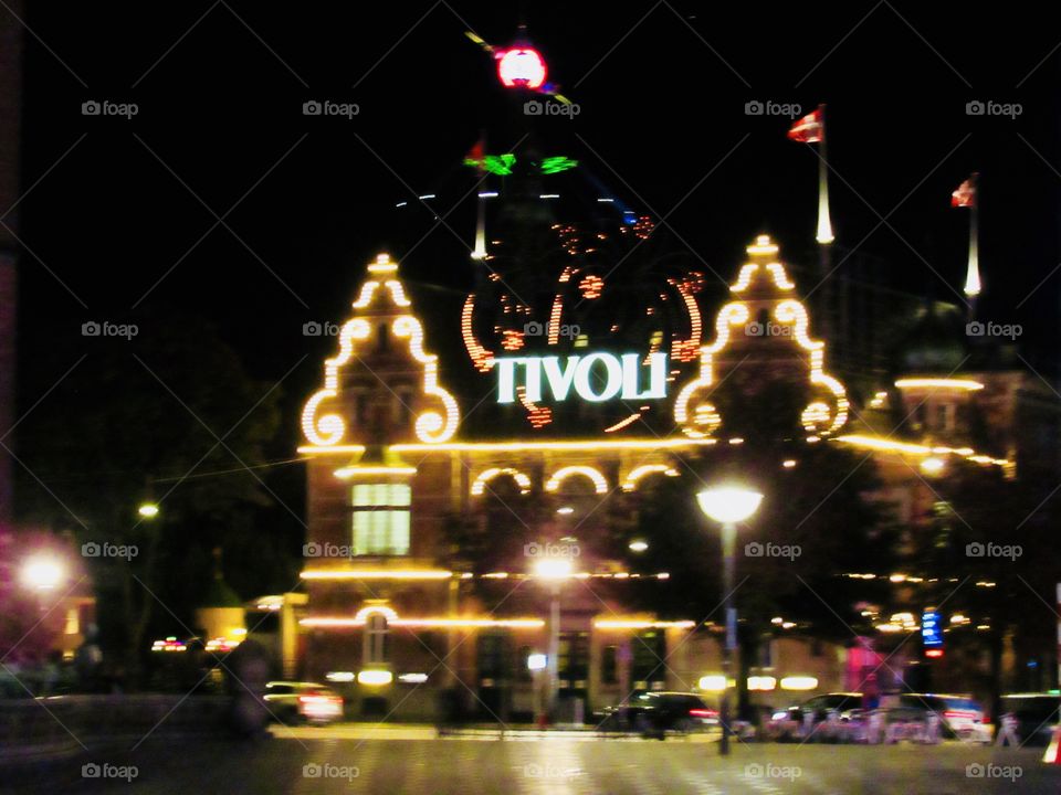 Tivoli Gardens in Copenhagen 