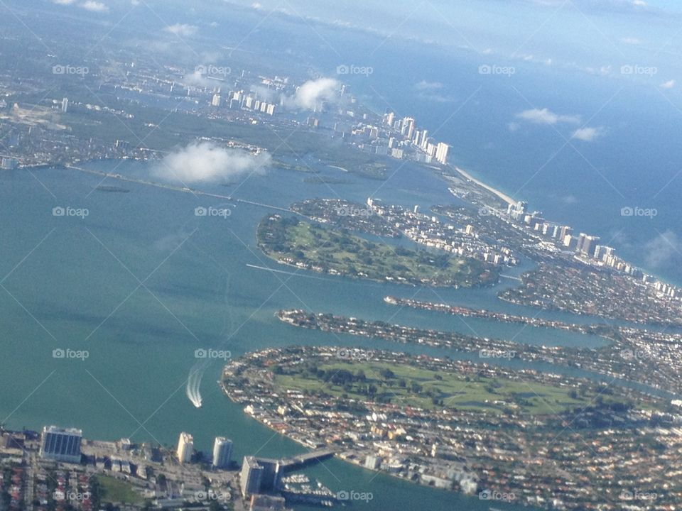 Miami Beach from above