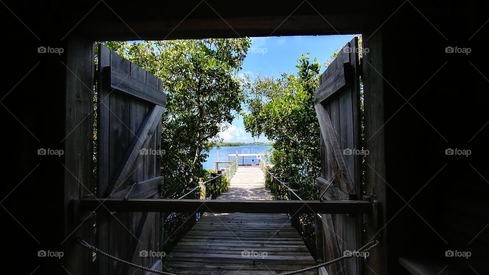 boardwalk view Osprey Florida