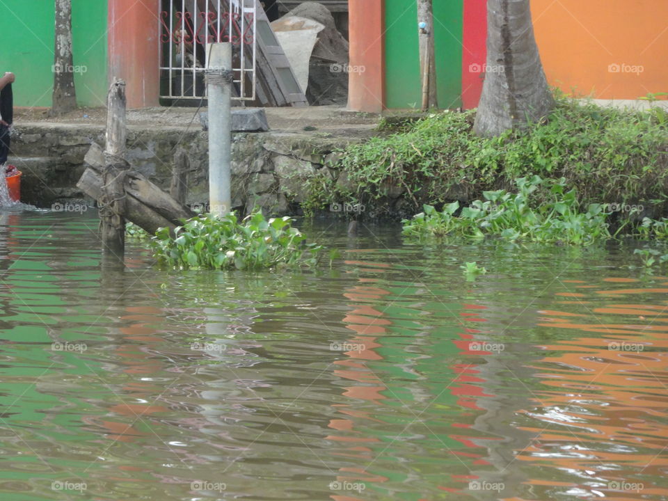 on the backwaters in India