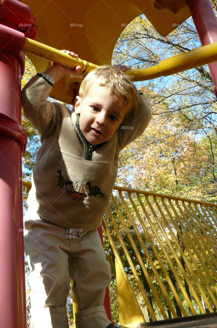 Boy on the playground