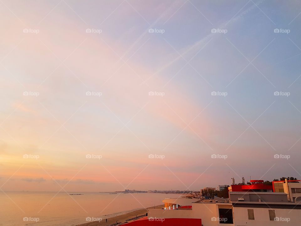 Black Sea at Mamaia Resort in September.