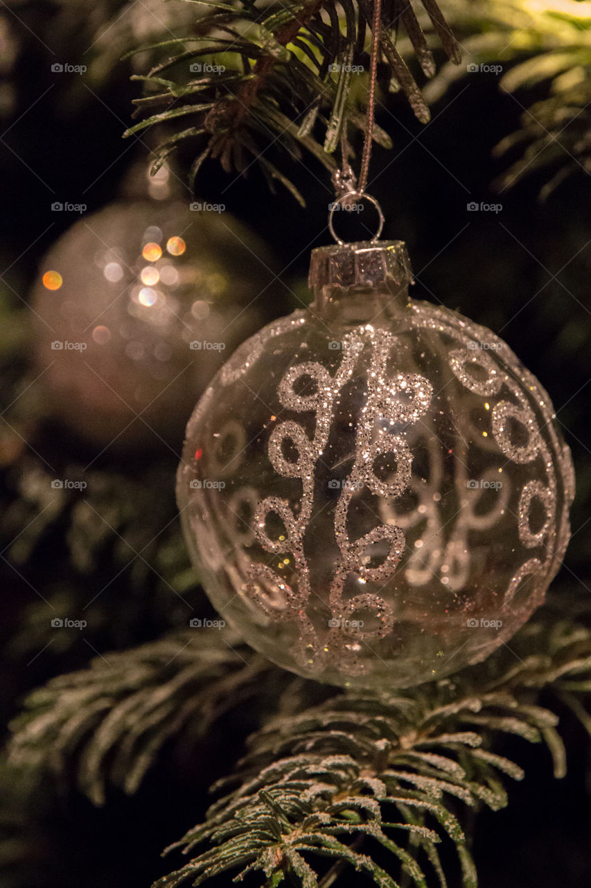 Christmas tree ornaments glass balls - jul julgran kulor 