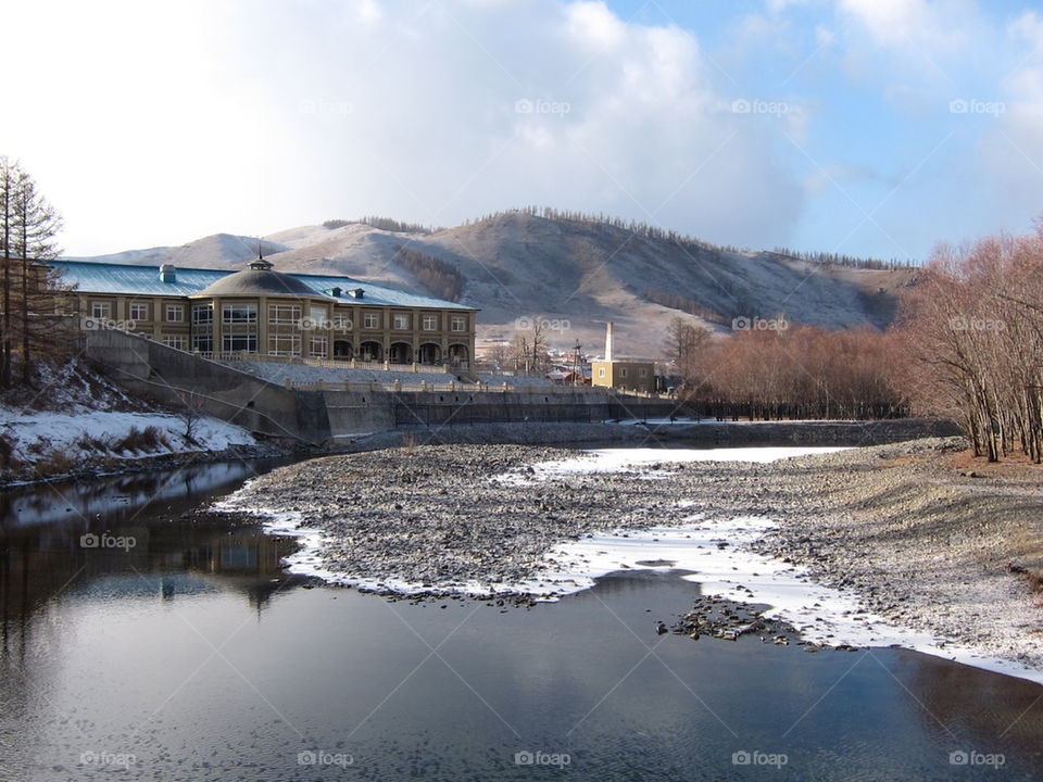 snow landscape nature blue by thepapierdollies