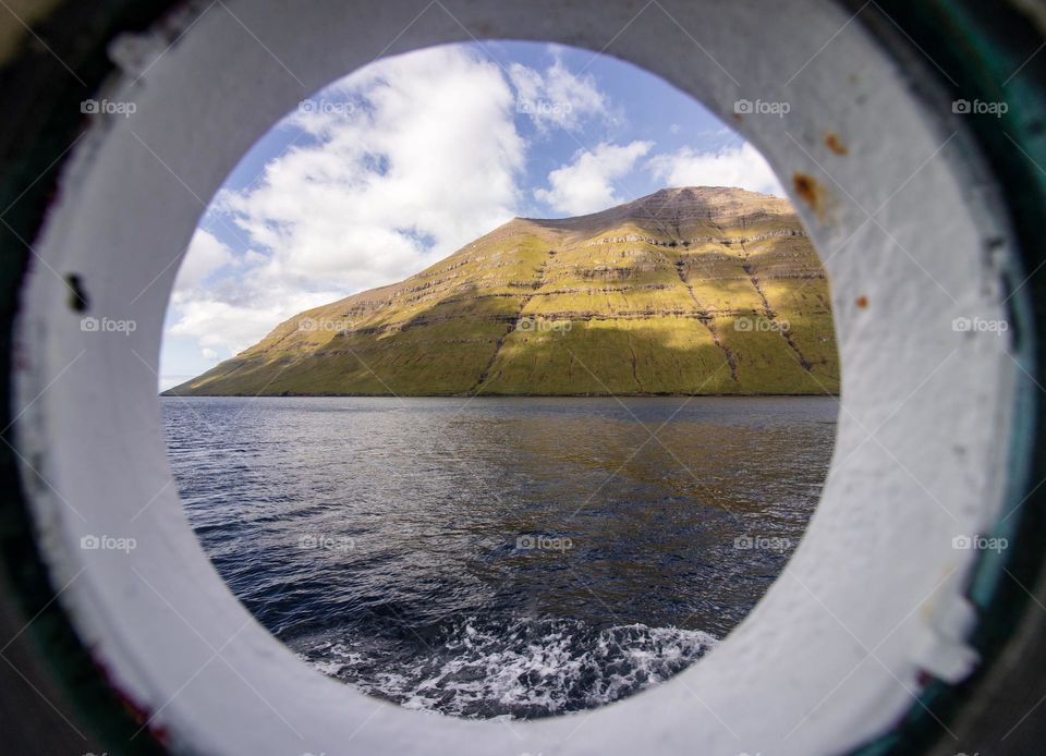 ship window view