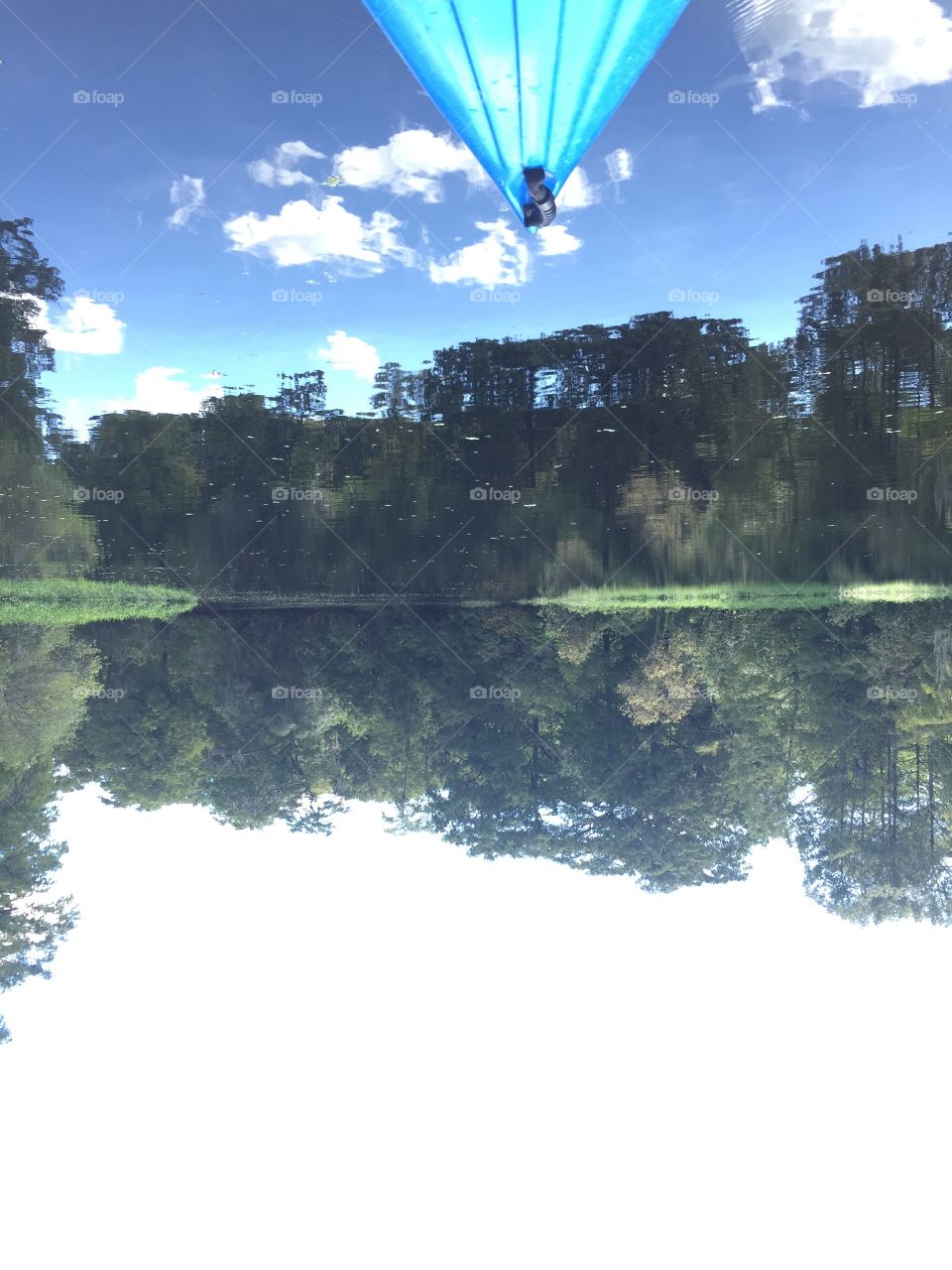 Upside down reflection #no clouds