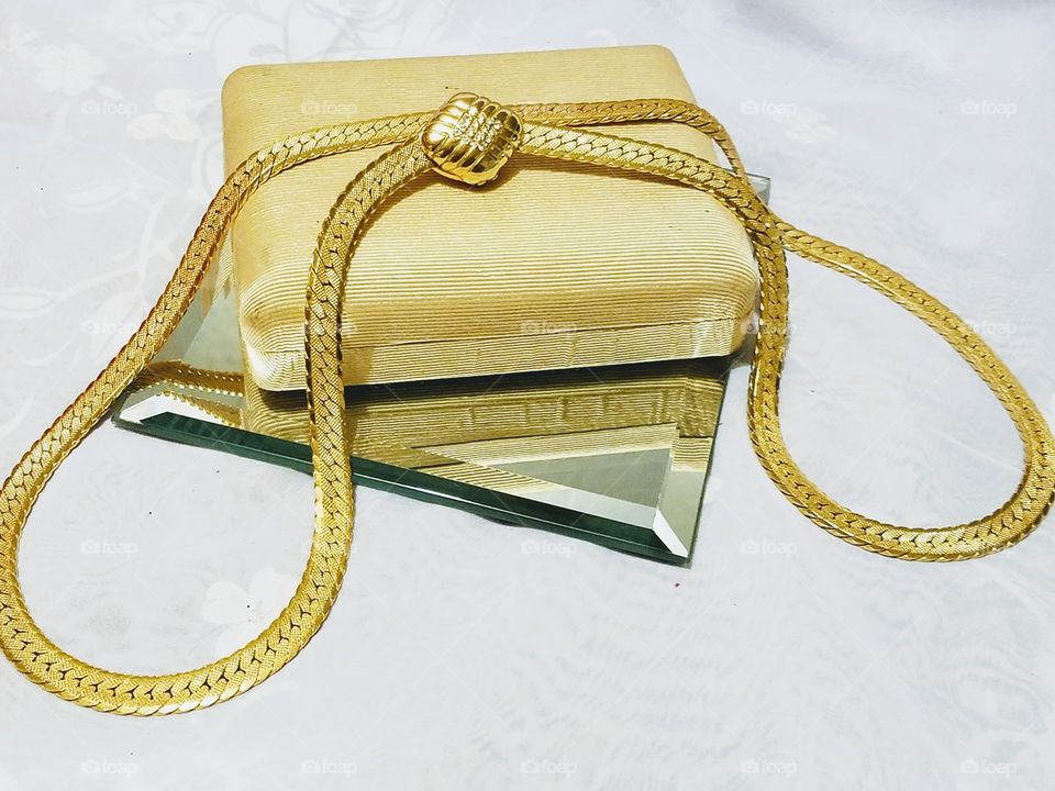 gold necklace
