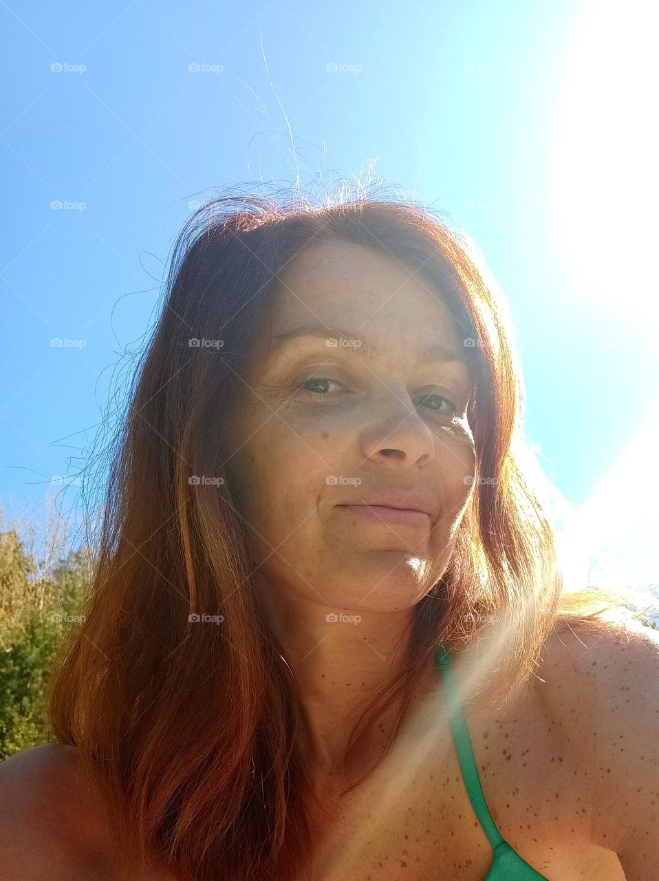 smiling woman beautiful portrait