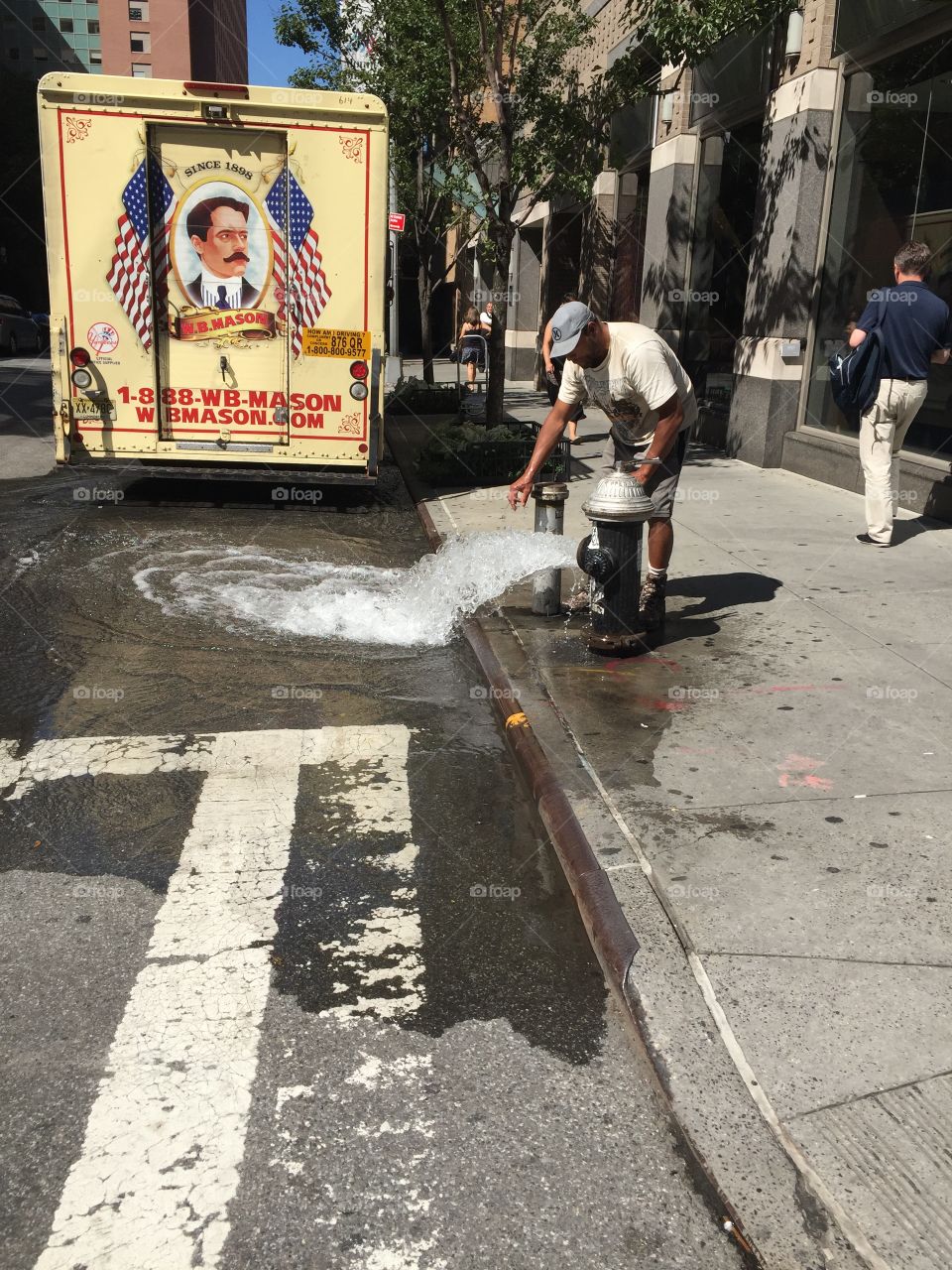 Wasting water NYC