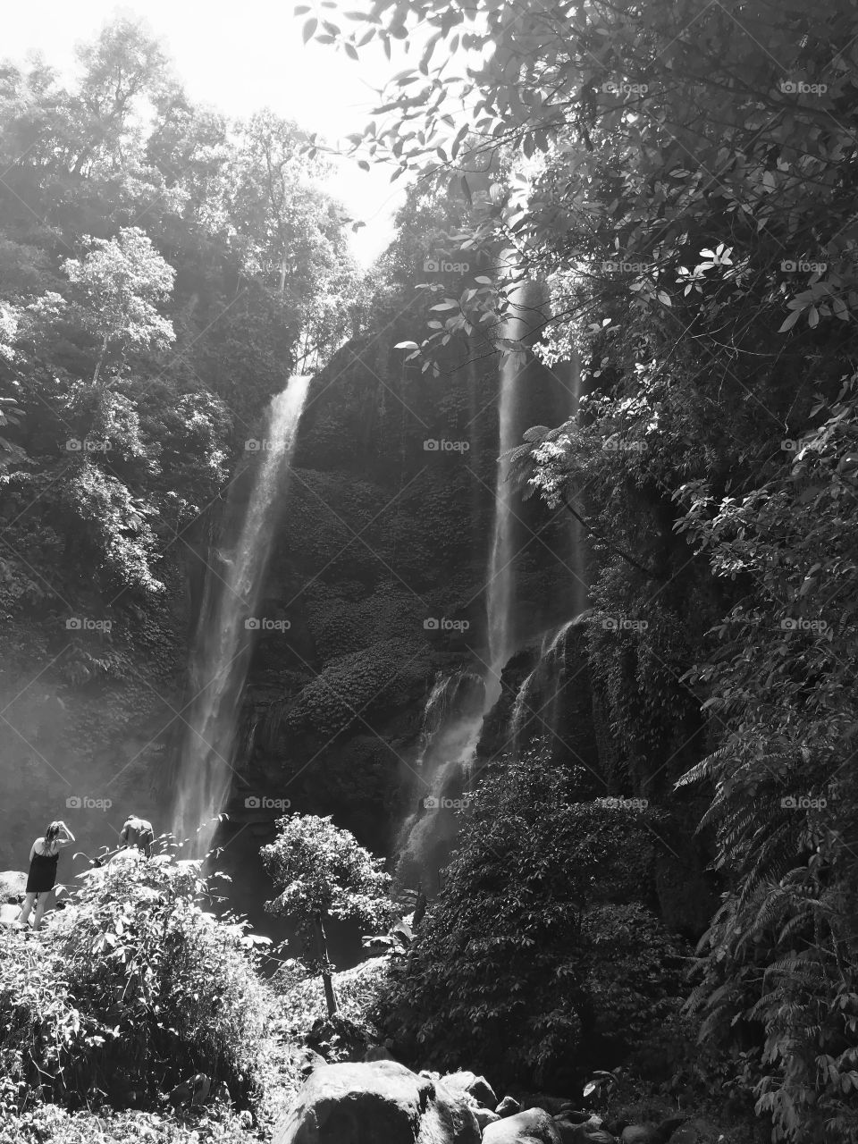 B&W Waterfall 2