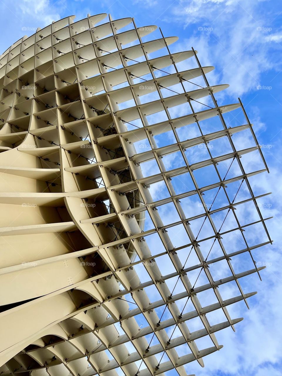 Setas of Sevilla or Metropole Parasol, a wooden structure located in Sevilla, Spain 