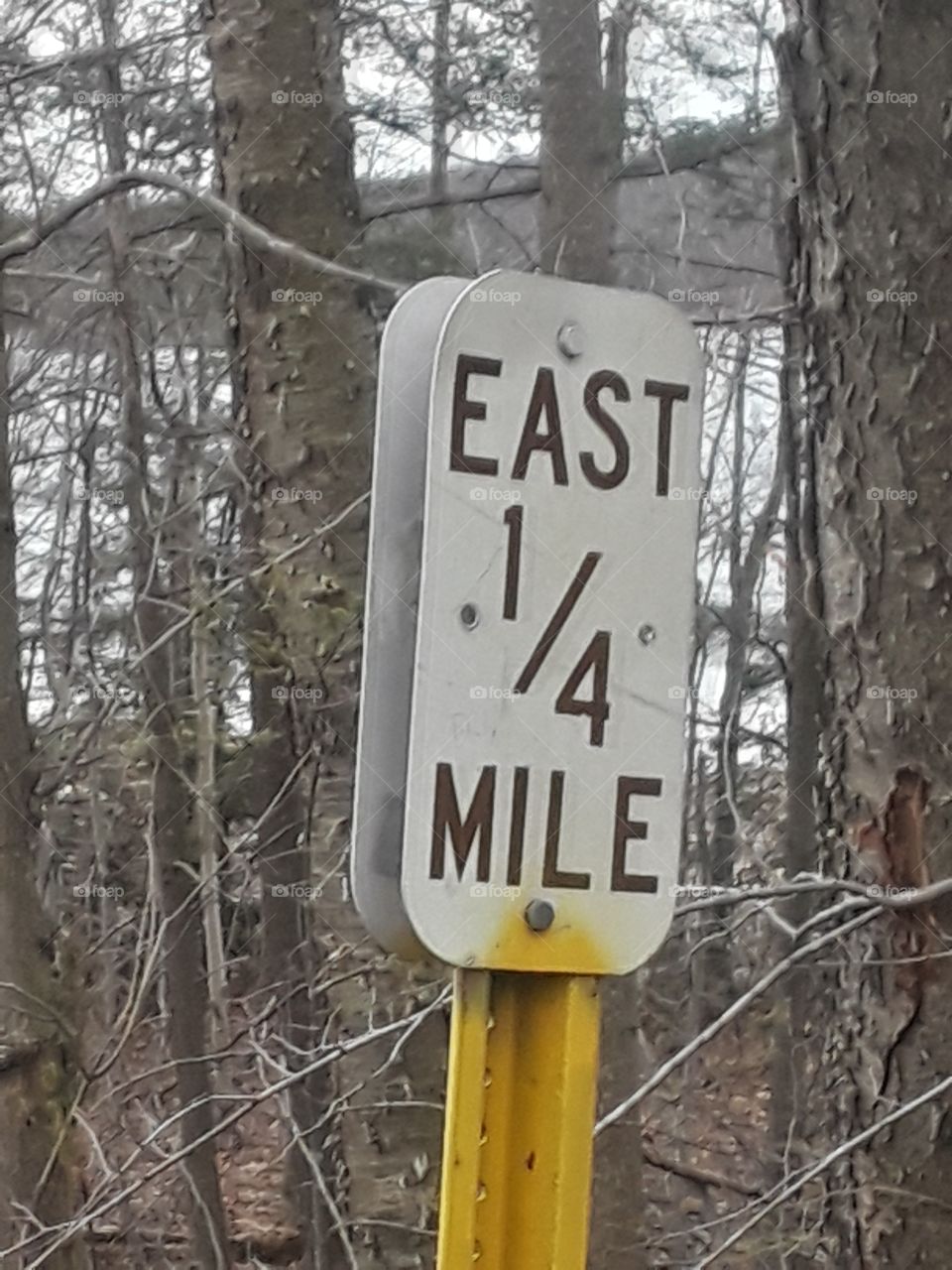 Lake mile marker