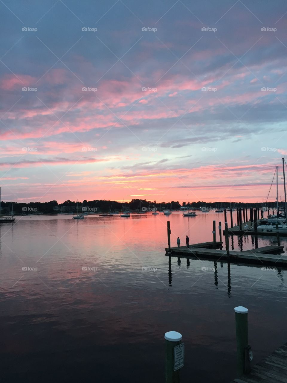 Sunset over the Harbor 