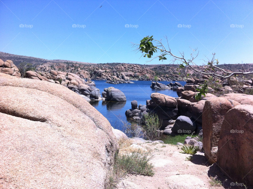 nature lake arizona granite by mister_ecks