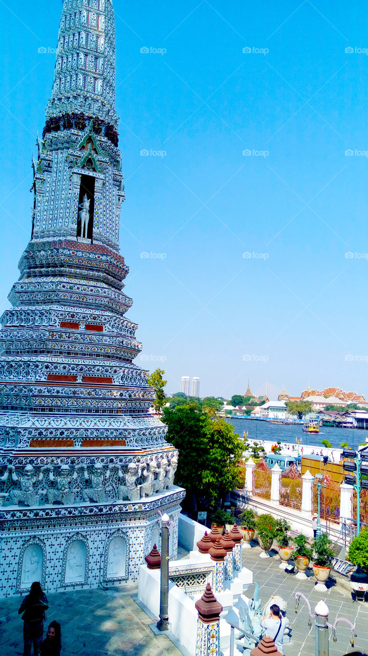 Wat Arun - a very beautiful temple in Thailand. 