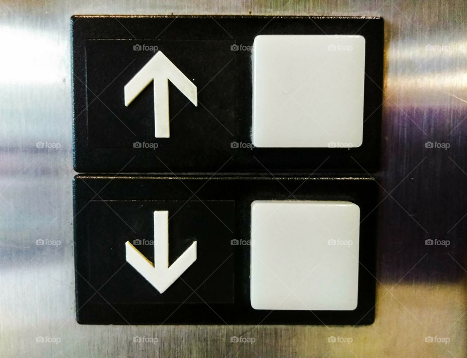 Going Up Or Down Elevator Buttons