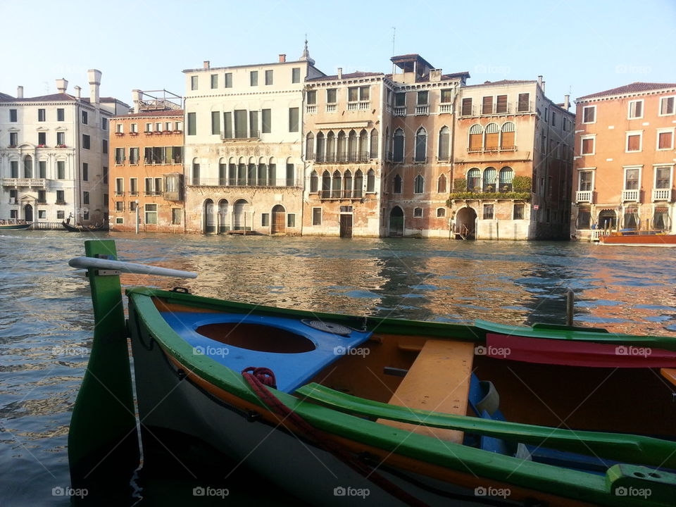 Colorful Boat in Venice