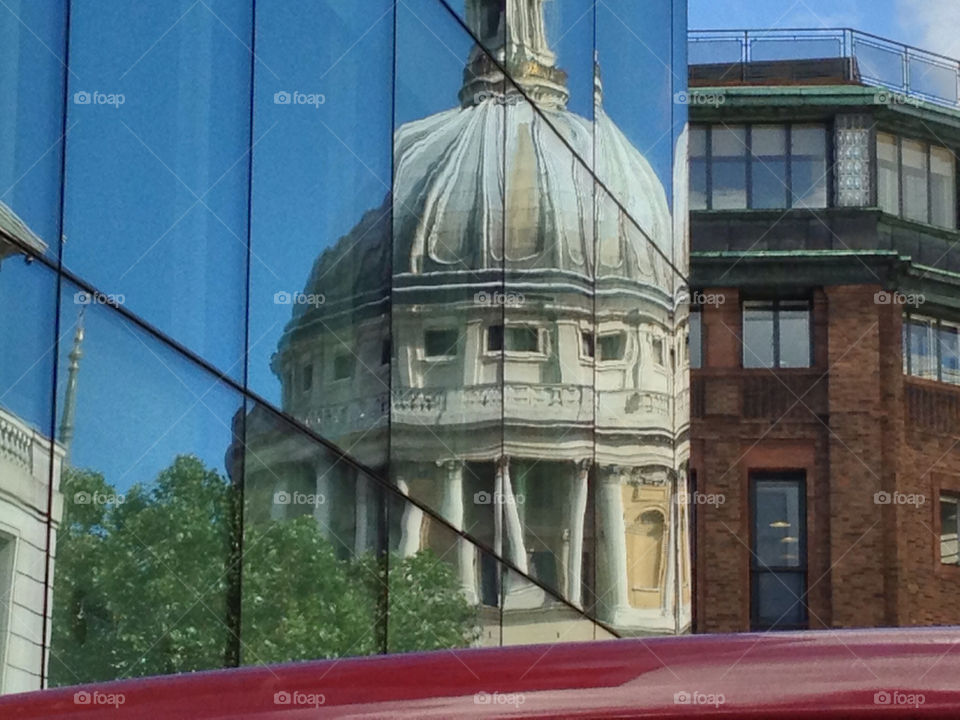 reflection st.pauls london landscape by alexchappel