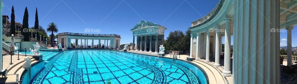 sky blue pool california by itsAus