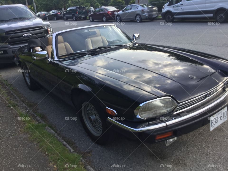 Old Jaguar Convertible 