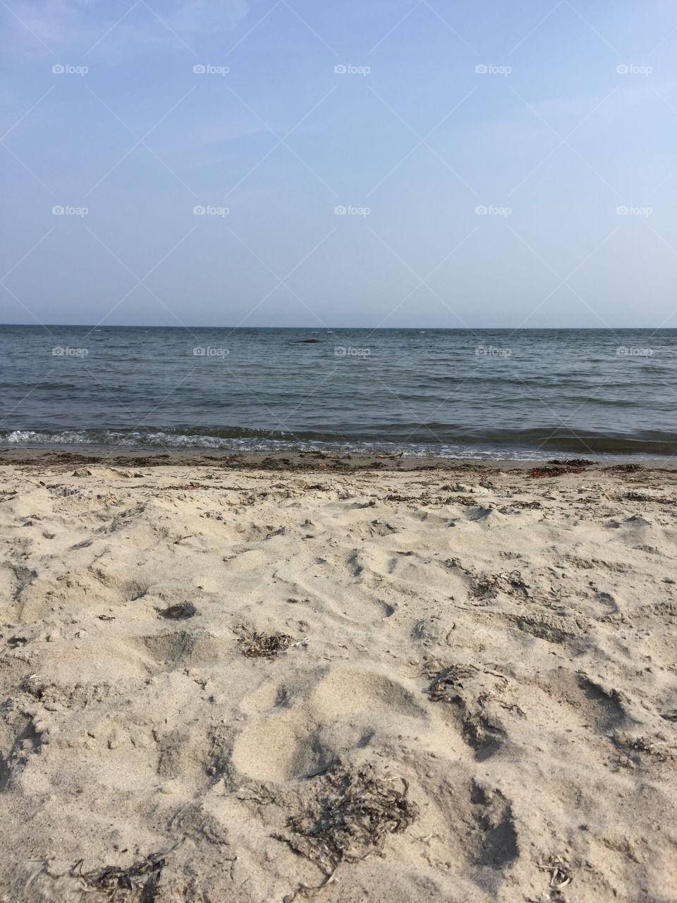 Beach at Kalmarsund in Sweden 
