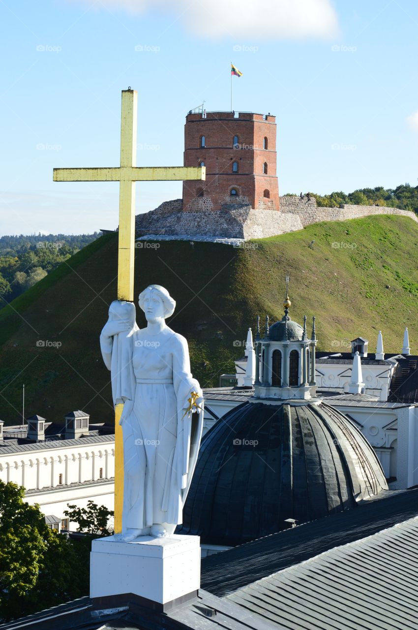 Vilnius from interesting perspective