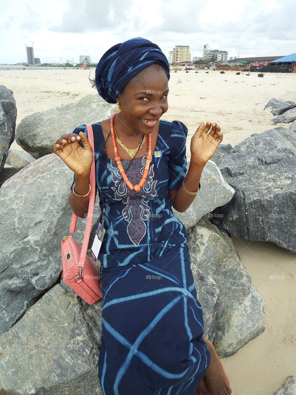 At Lagos State bar beach,  representing the good people of #Jukun from #Kwararafa kingdom during social media week.