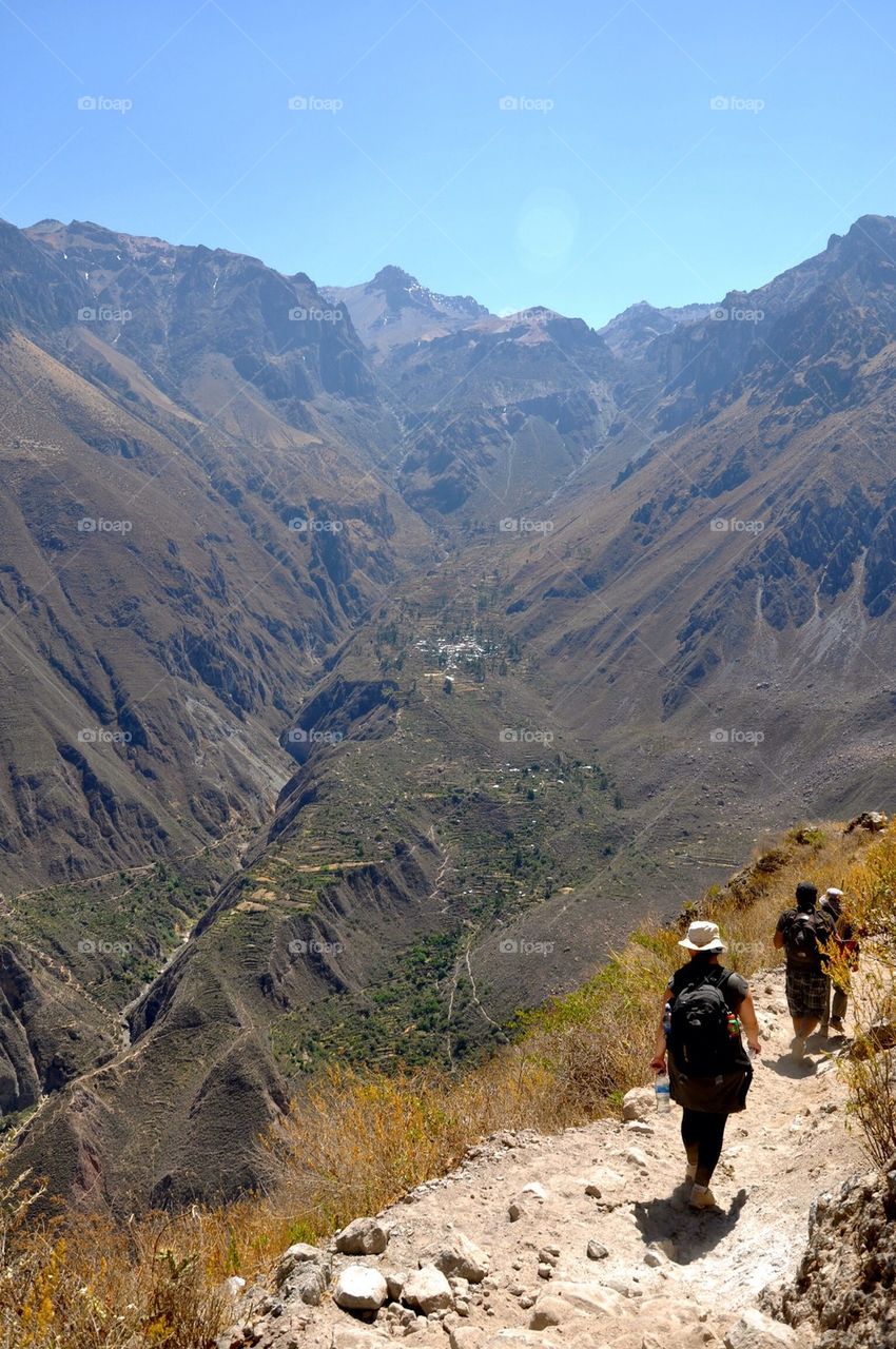 Tracking at colca canyon