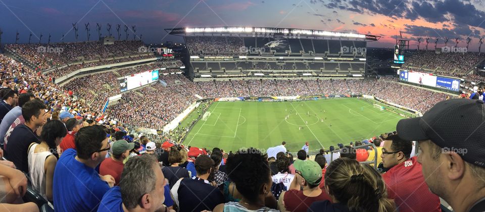 US men's national team vs Paraguay copa America. Lincoln Financial Field. Philadelphia PA