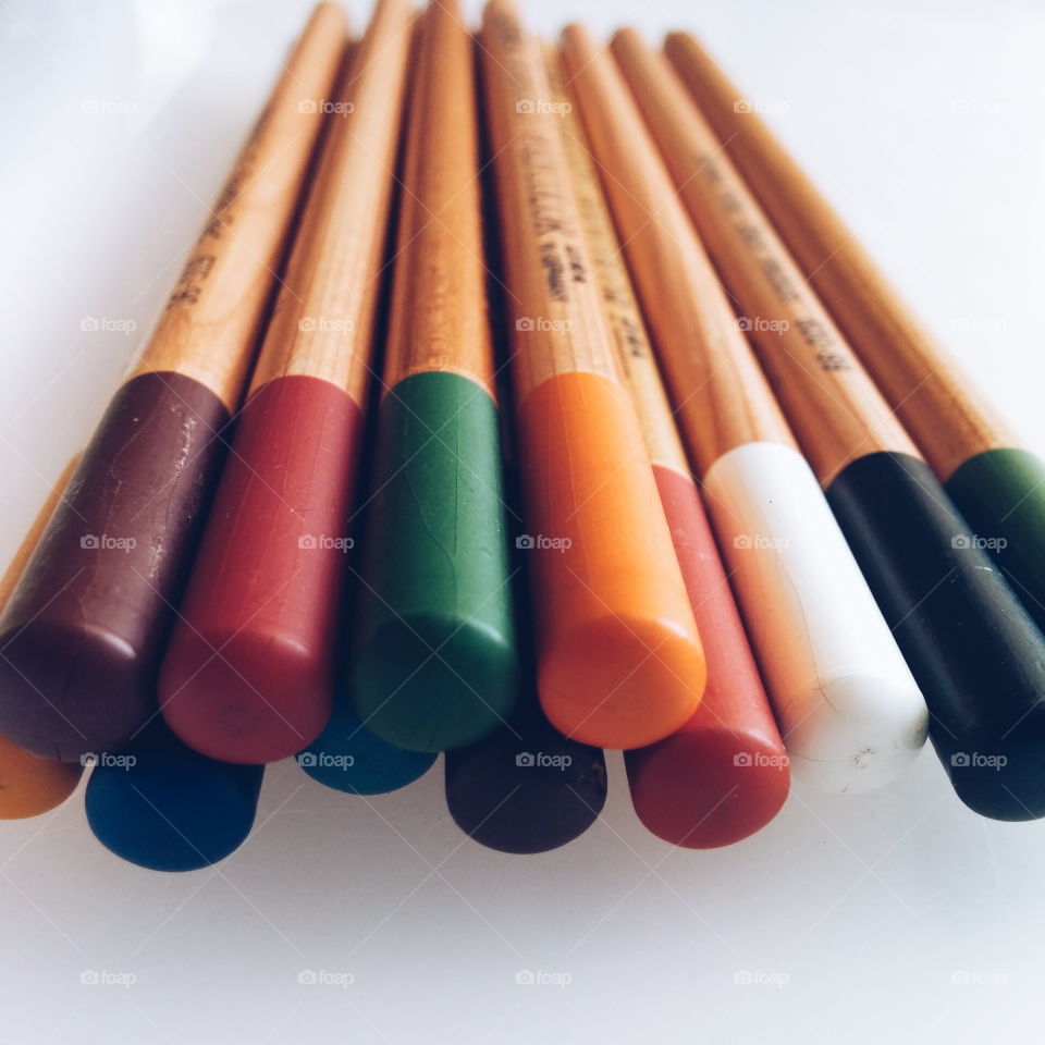 colorful pencils