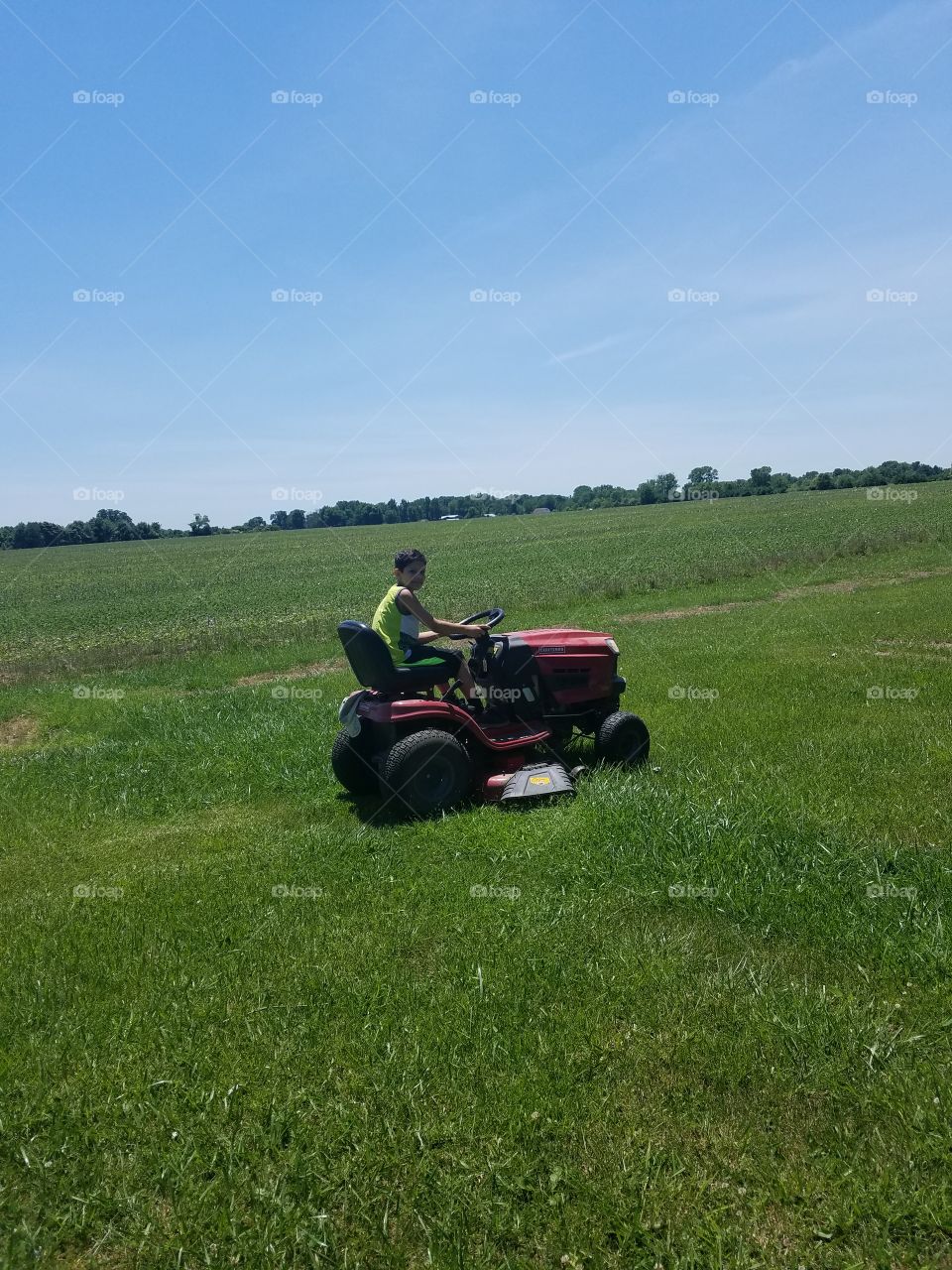 tractor in the country