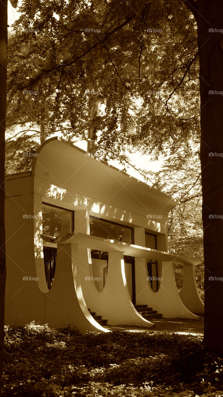 Museum in a park in Antwerp