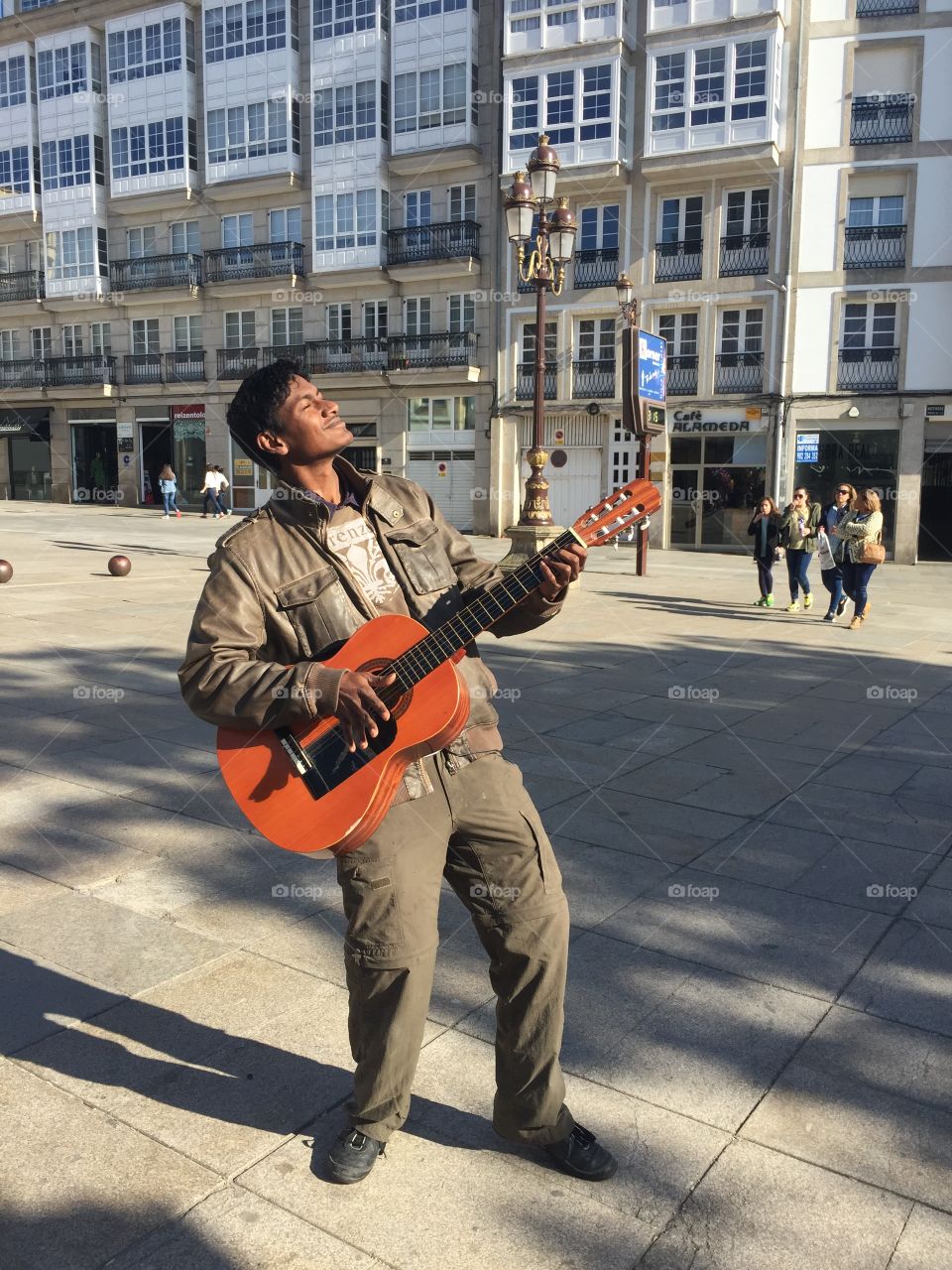 Singing in spain